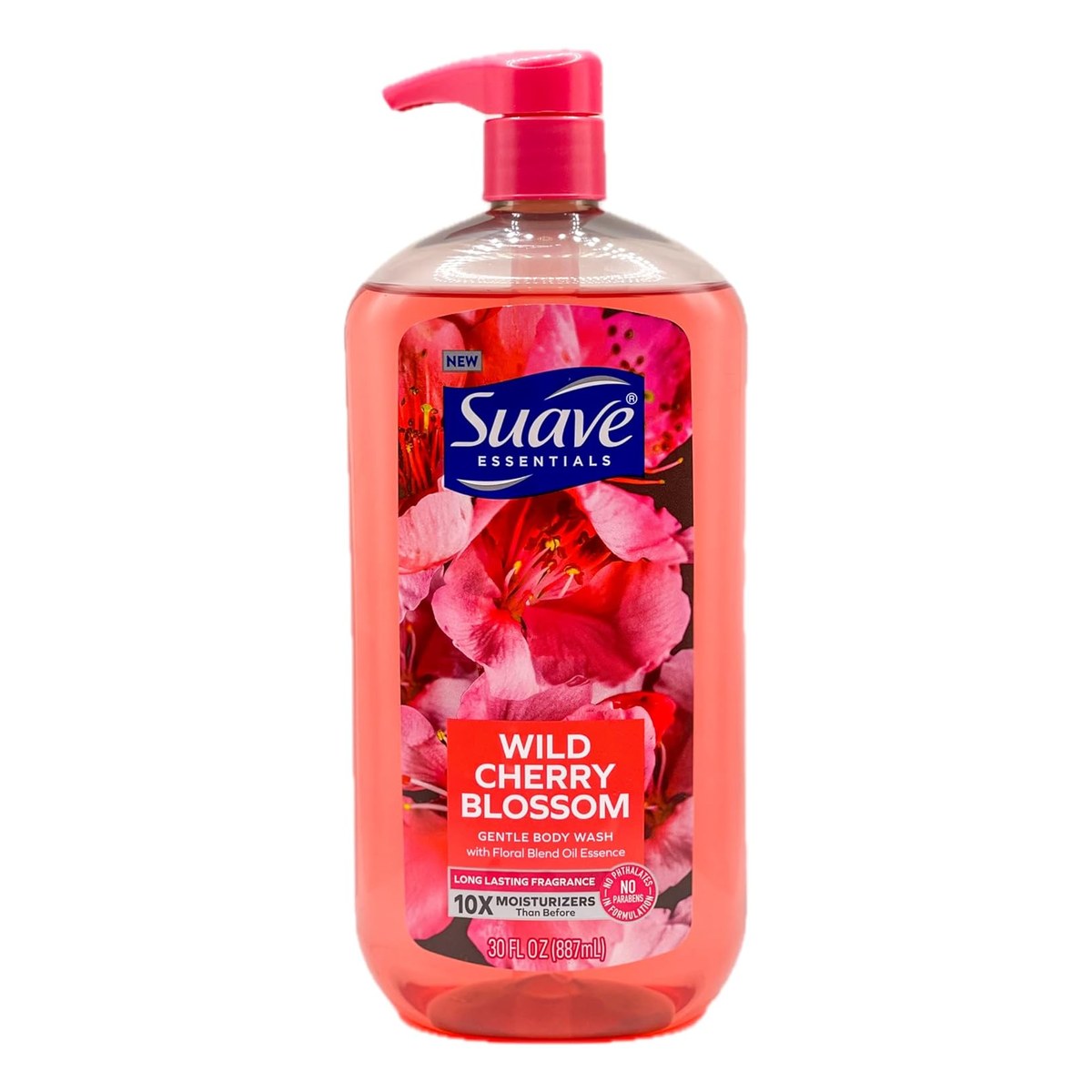 Suave Essentials Wild Cherry Body Wash 354ml