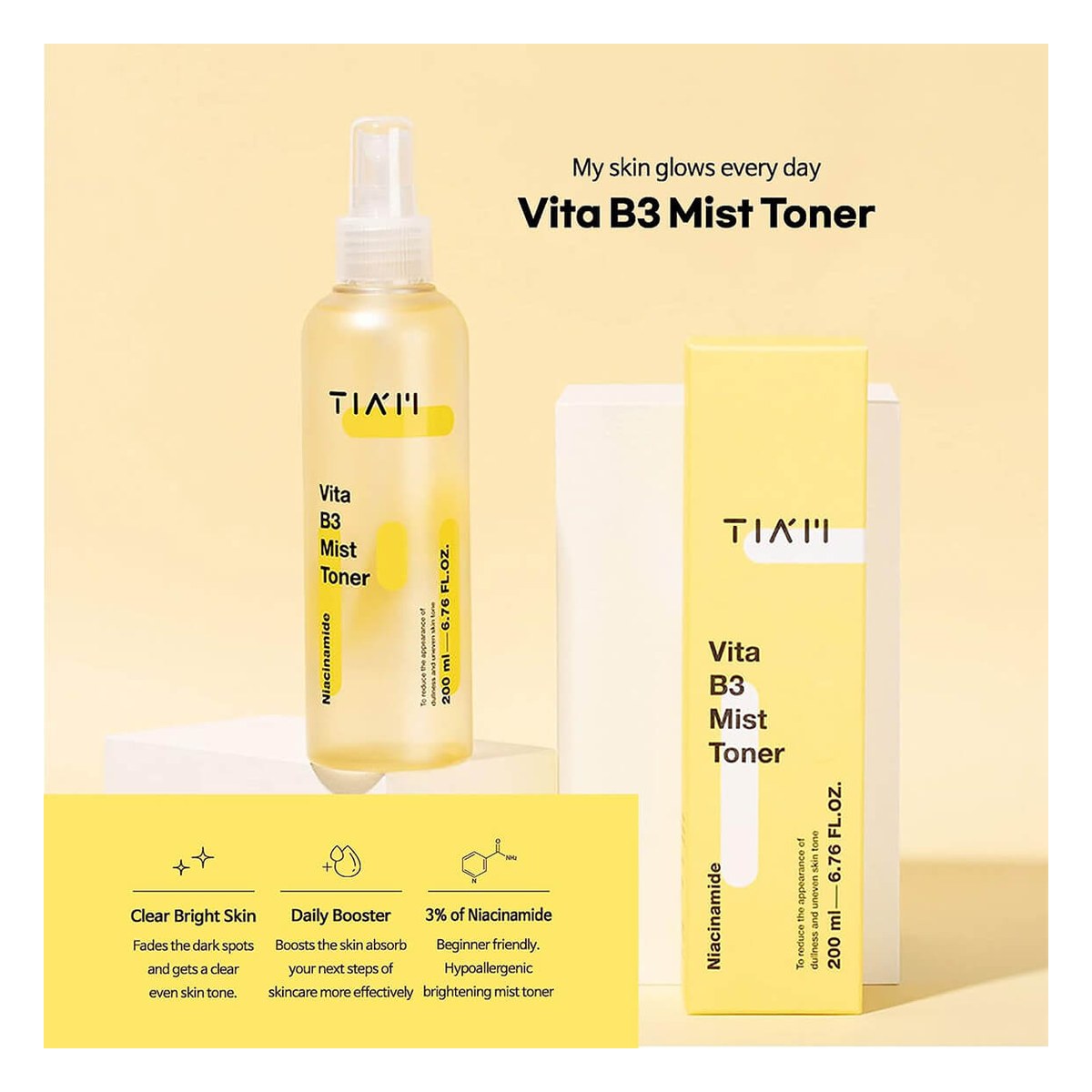 TIAM Vita B3 Mist Toner 200ml