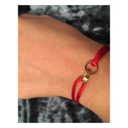 Two Rings Gold Bracelet