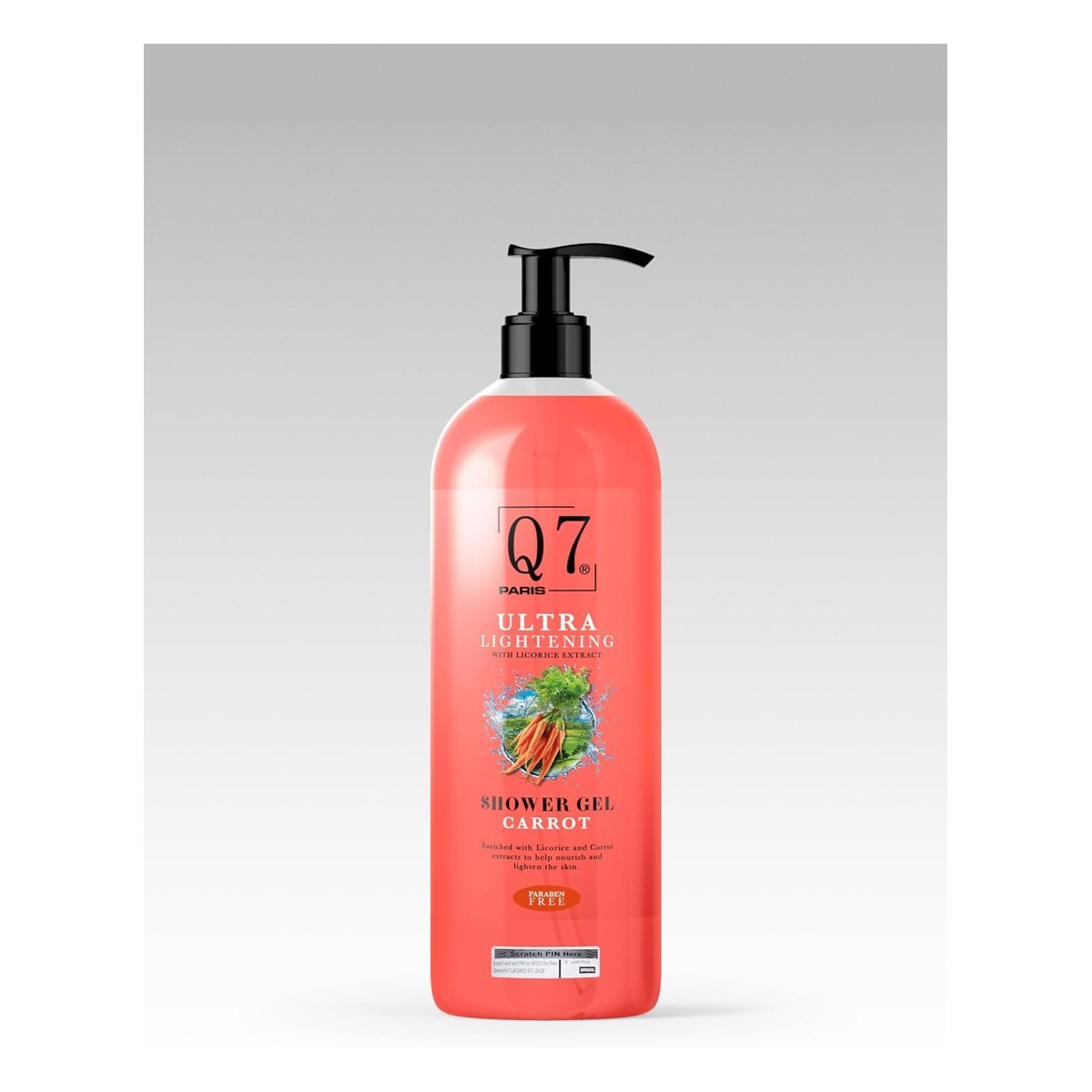 Ultra Fresh Carrot & Goat Milk Shower Gel 1000ml