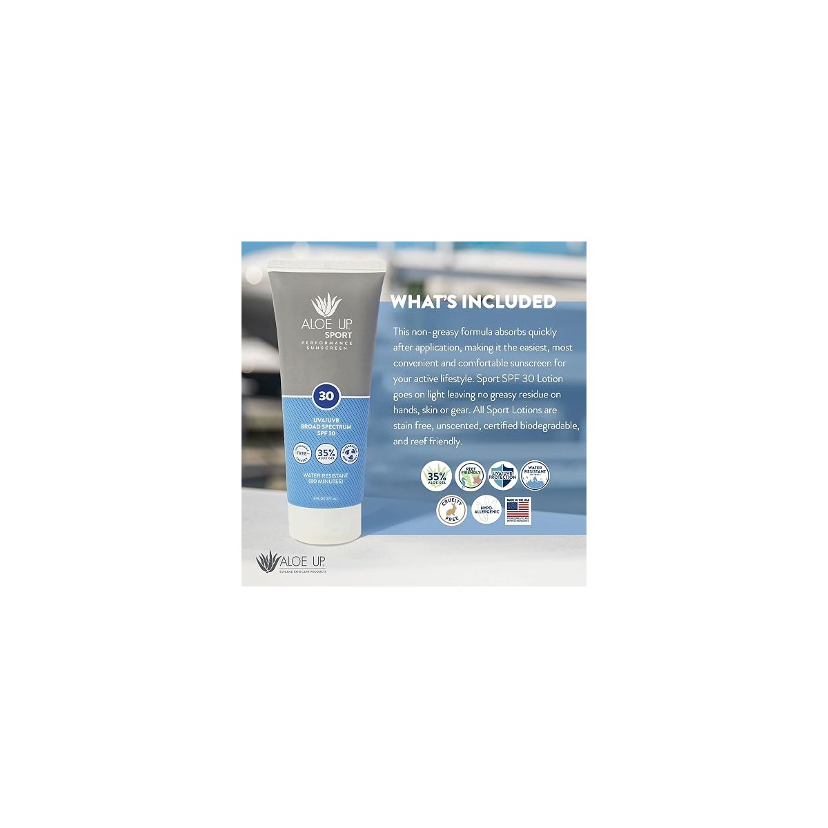 Up & Up Sport Sunscreen Otion Spf30 307ml