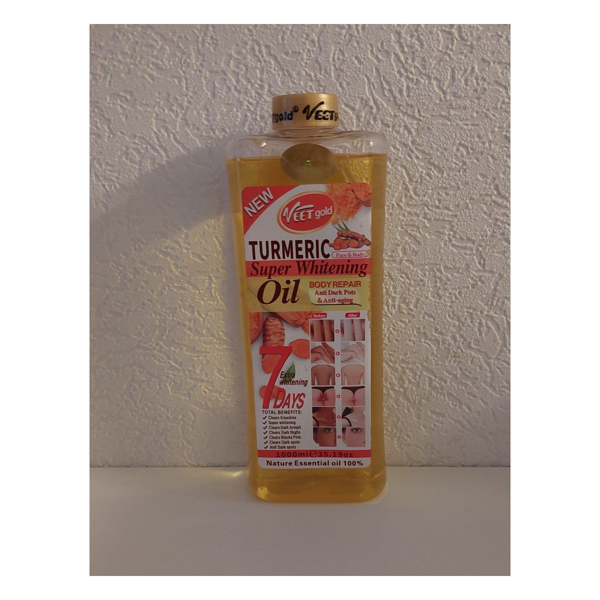 Veet Gold Tumric Oil 1000ml