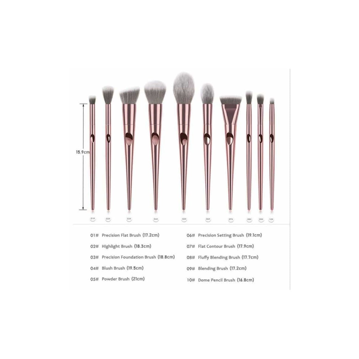 Wet and Wild Gold Single Brushes Small