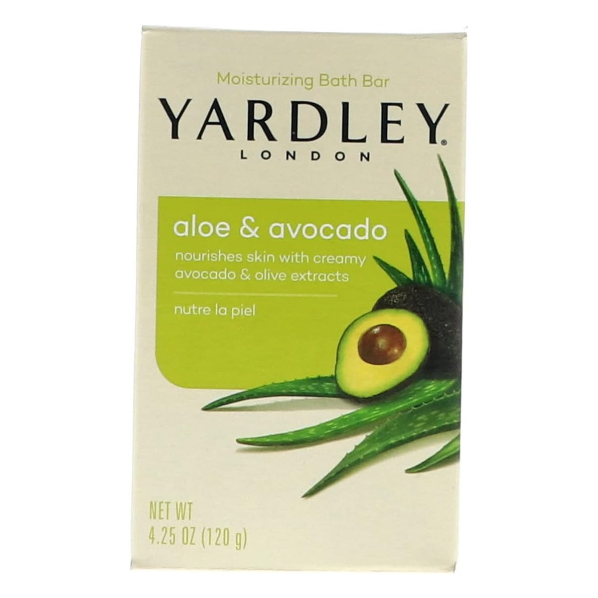 Yardley Aloe & Avocado Bar Soap Pack 4 480g
