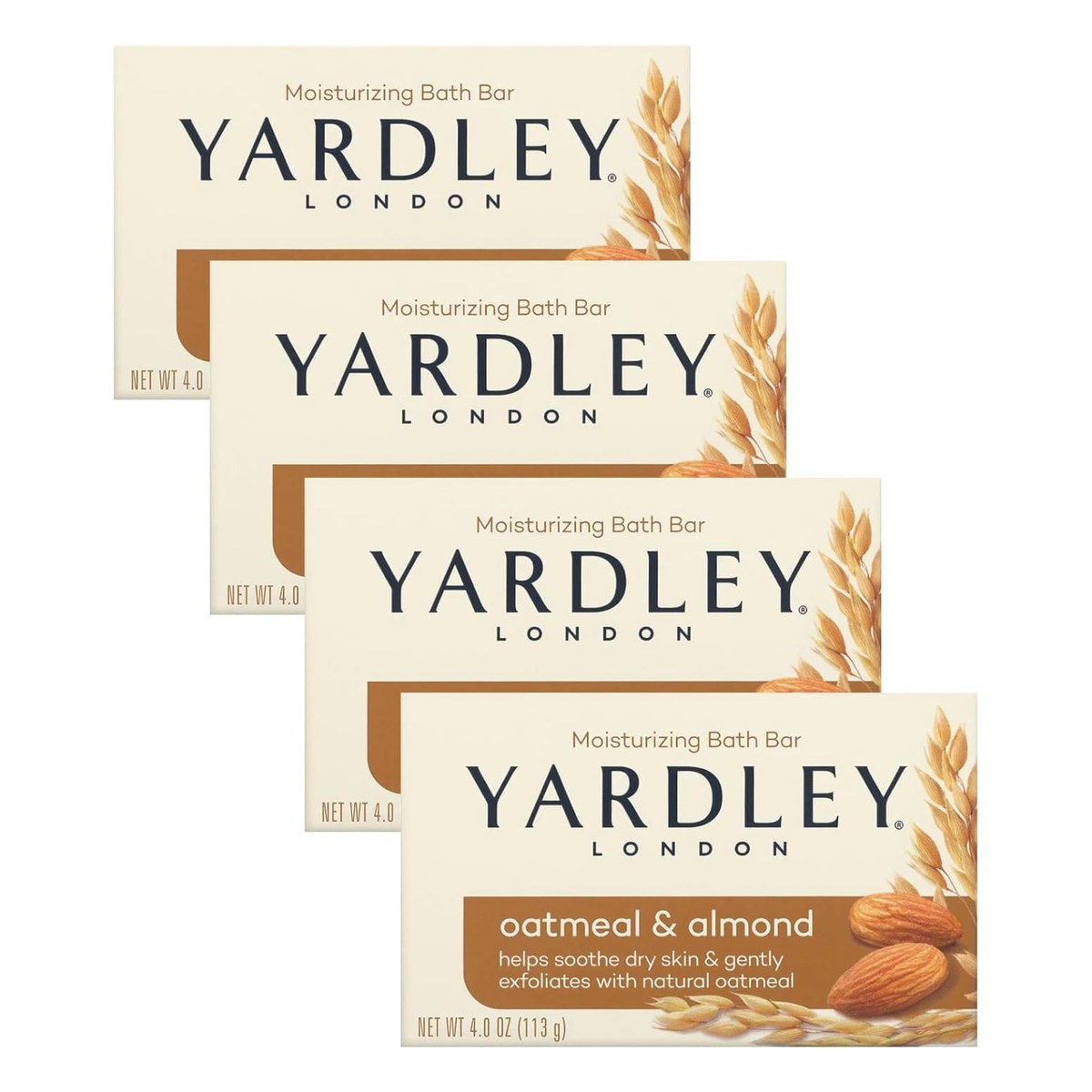 Yardley Oatmeal & Almond Bar Soap Single 120g