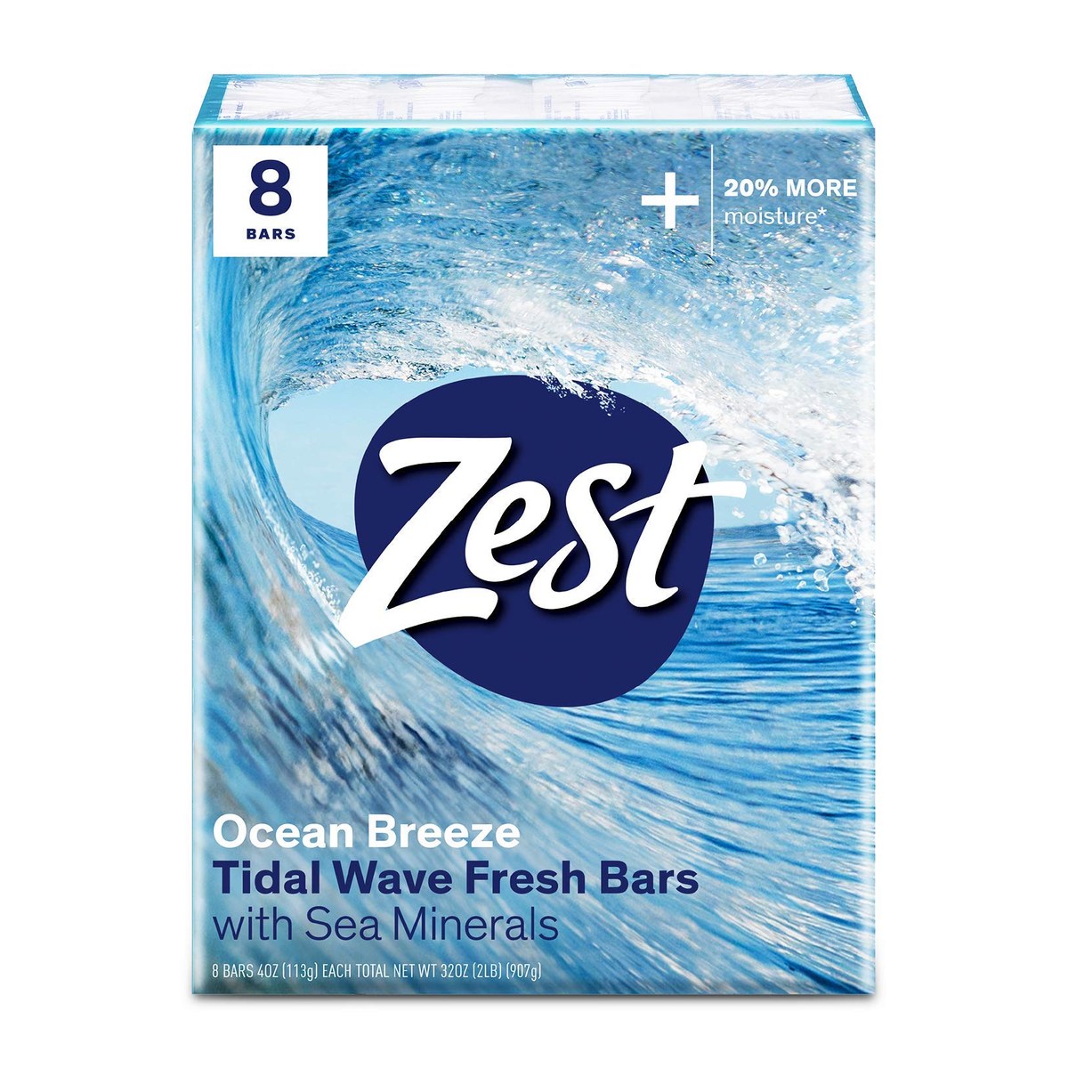 Zest Ocean Breeze Soap Pack(8 907g